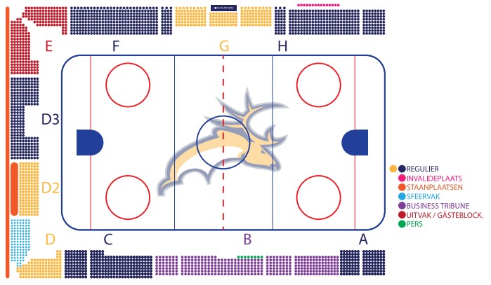 plattegrond destil trappers