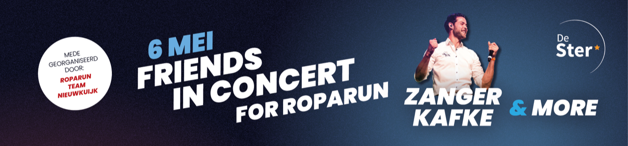 De Ster - Friends in concert for RopaRun