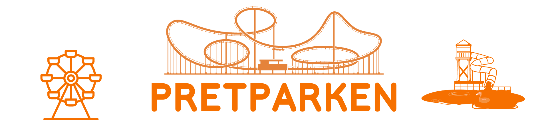 Pretpark banner