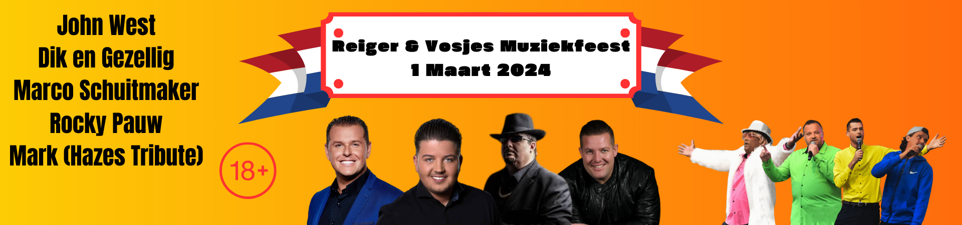 Reiger & Vosjes Muziekfeest 2024