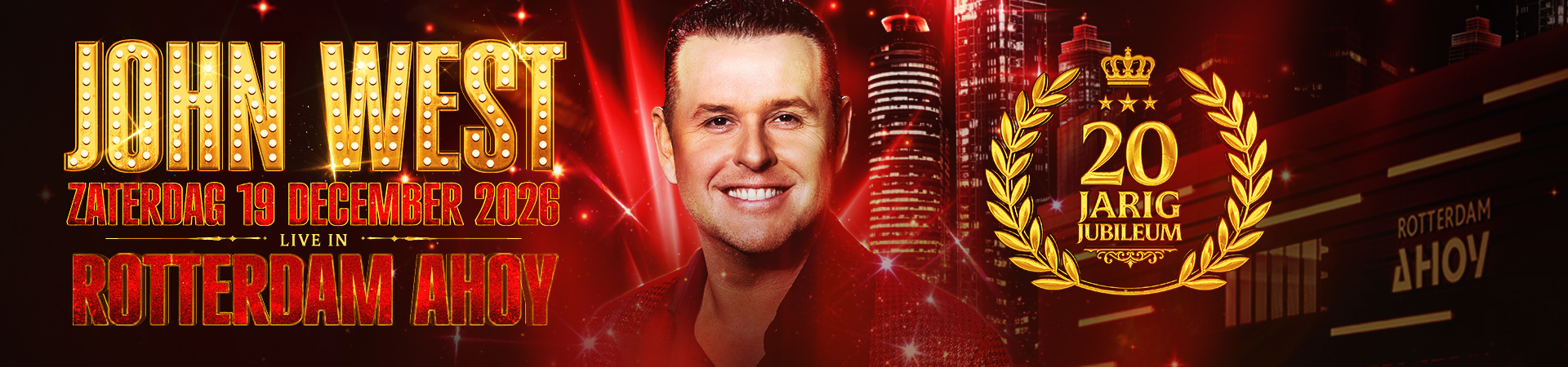 20 jaar John West - Live in Ahoy Tickets 2026