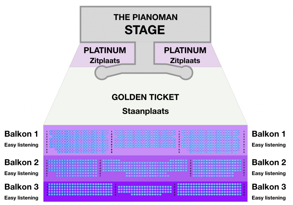 Pianoman zaalplan 2025