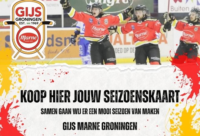 GIJS Marne Groningen tickets ijshockey