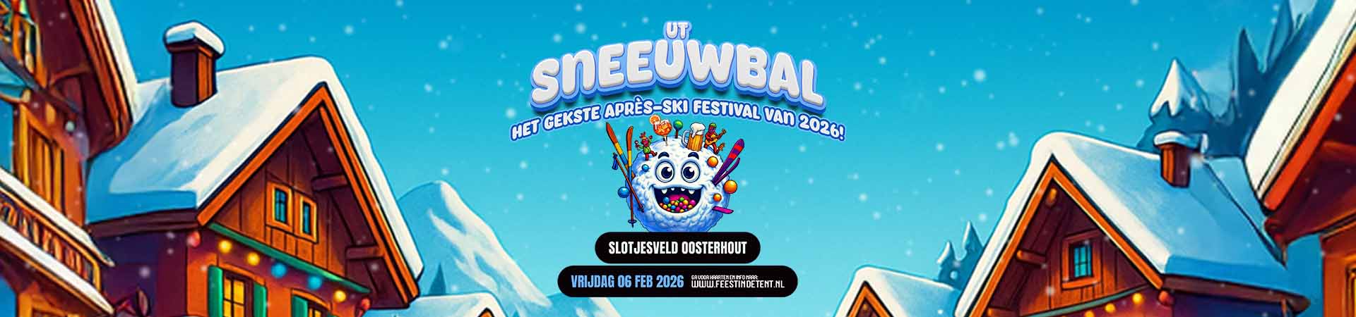 Ut sneeuwbal Oosterhout februari 2026 tickets