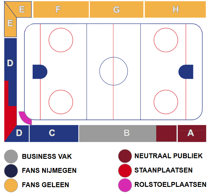 Stoelenplan Bekerfinale 2025